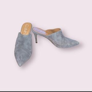 Calvin Klein Women's Gray Mules